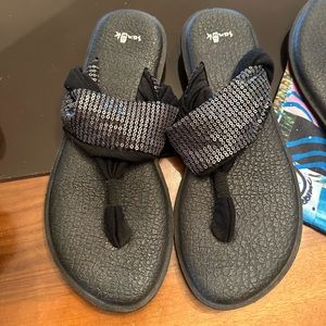 Sanuk Women’s Yoga Mat Sling Comfy Sandals Size 8